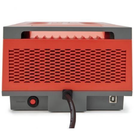SALICRU SAI/UPS SPS HOME+ 850VA, SAI para PC y Hogar, 8 Tomas con Protección, Puertos USB-A y USB-C, Batería Reemplazable, Color Rojo - 693DA000002